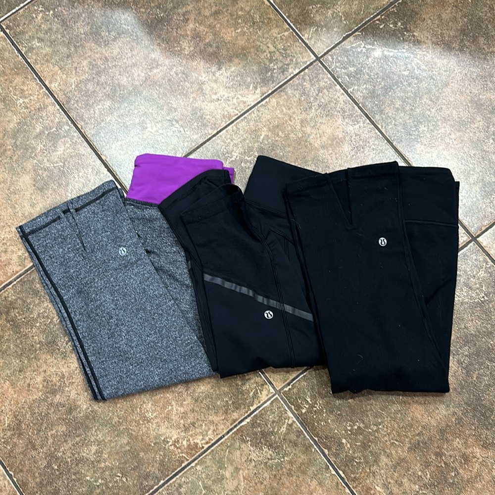 Lululemon capri LOT size 4